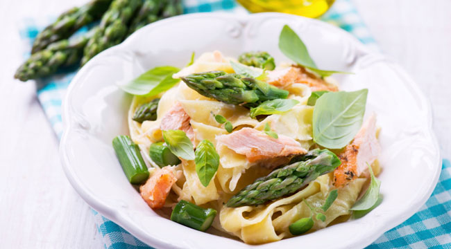 Healthy, low-fat pasta recipe