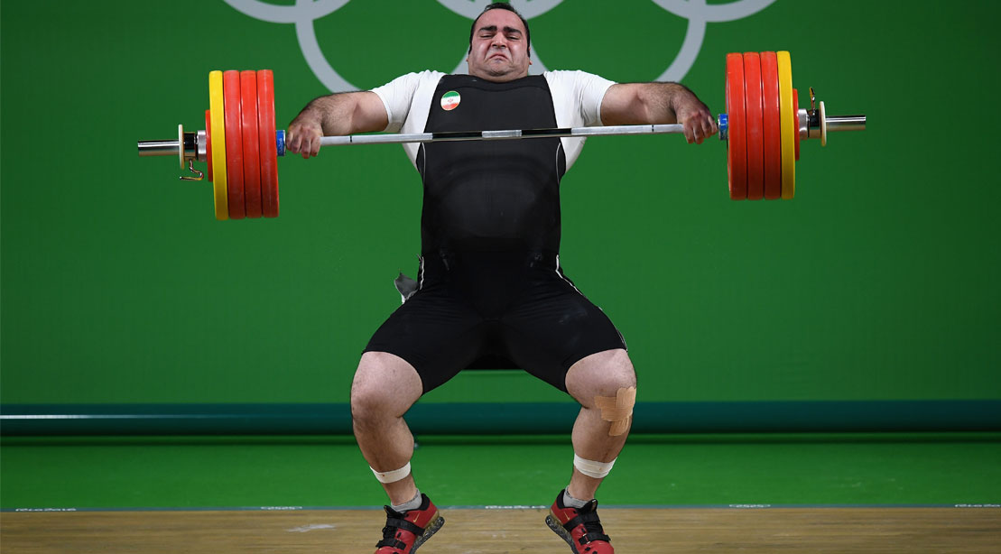 Olympic weightlifter Behdad Salimikordasiabi