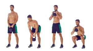 Kettlebell RDL to Goblet Squat