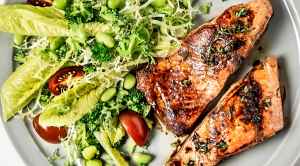 Salmon and Salad