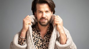 Johnny Bananas Devenanzio wearing a fur coat