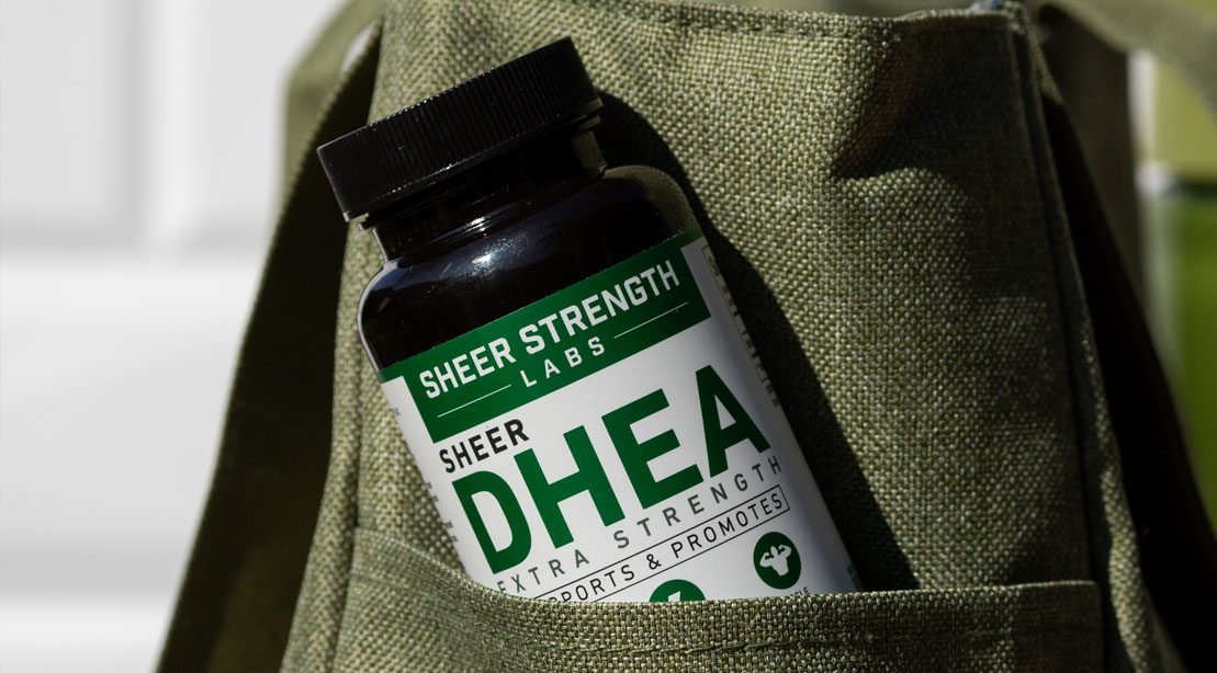 Sheer Strength Labs DHEA Bottle