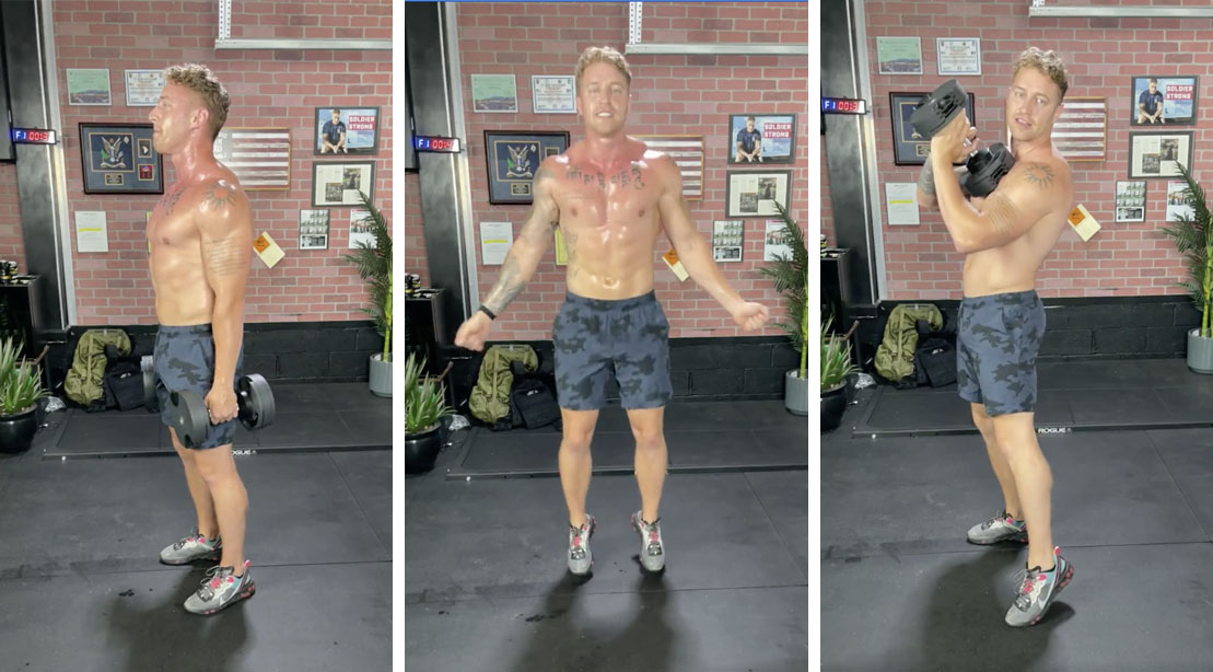 Erik Bartell’s Exercising with his Lower Body HIIT Workout
