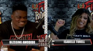 Male bodybuilder Blessing Awodibu on the fit rock star podcastpsd