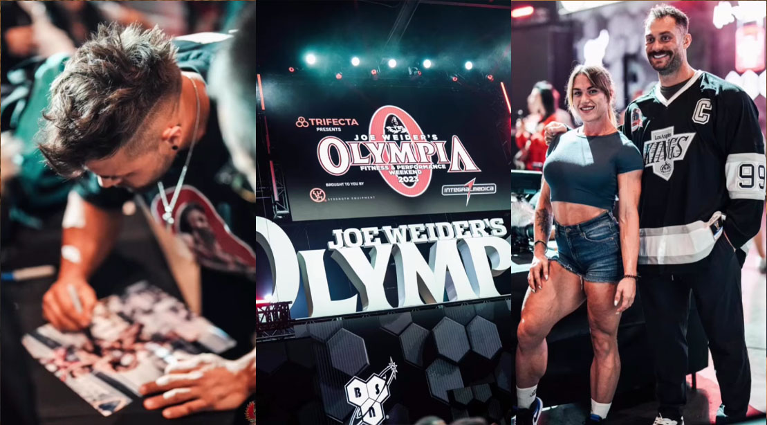 2023 Olympia Expo with top bodybuilders